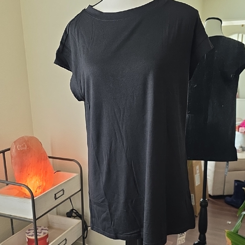 Black Relaxed Short Sleeve T-Shirt